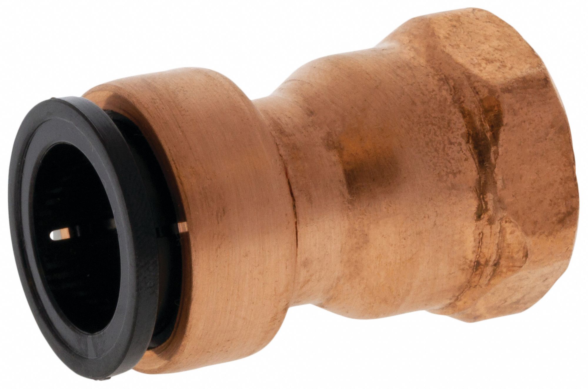 NIBCO Push Metal Caps Copper, PushtoConnect x FNPT, For 1/2 in Tube